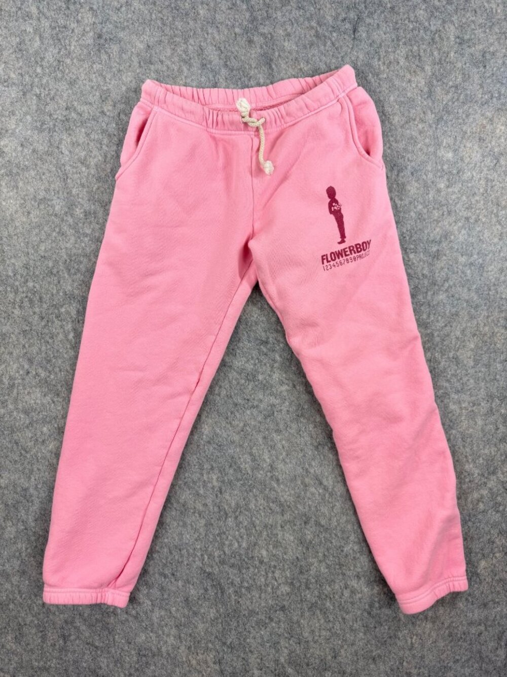 Tyler The Creator Flowerboy Joggers Mens Pink Tyler Sz L Sweatpants Logo